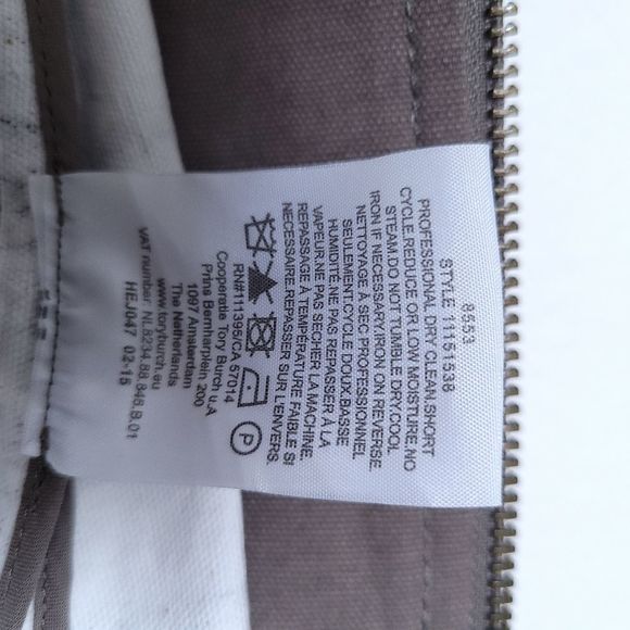 Tory Burch 'Nadia' Print Hooded Crop JacketSmall - Picture 6 of 8